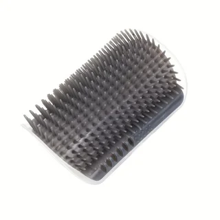 برس و ماساژور دیواری سیلیکونی سرگرمی و اسباب بازی سگ و گربه با محفظه نگهداری کت‌نیپ و نصب در -2.webp